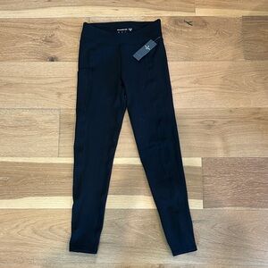 abercrombie kids Navy High-Waist Active Leggings